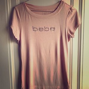 BEBE LOGO SHORT SLEEVE TEE